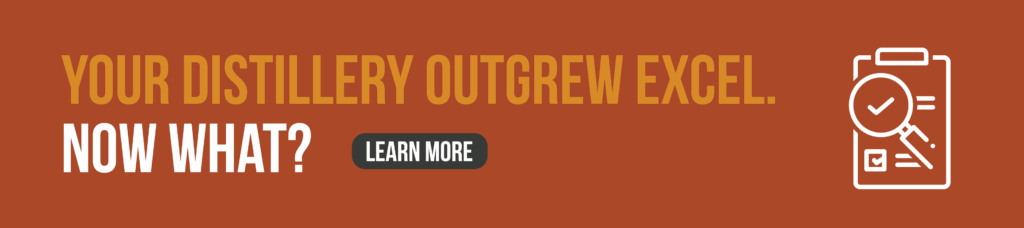 Have spreadsheets brought you to your distillery growth threshold? Click to discover more about distillery ERP.