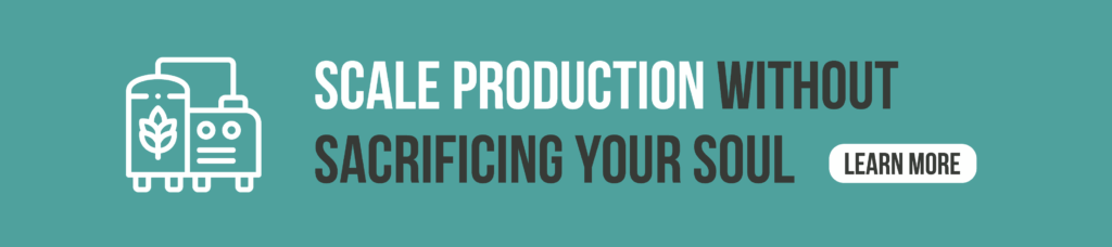 This graphic says you can scale production without sacrificing your soul